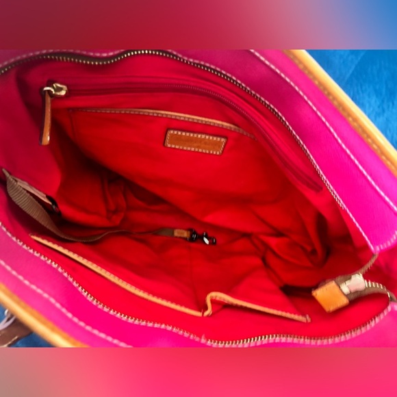 Dooney & Bourke Pink Claremont Cynthia Tote Vintage Y2K EUC - Picture 3 of 16